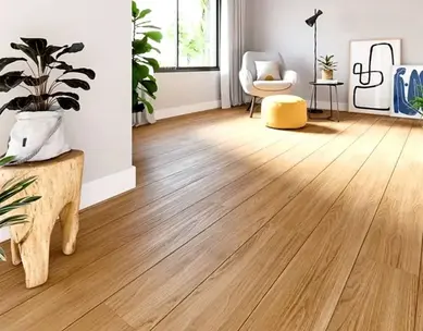 Piso laminado da Cielo Pisos para ambientes modernos e aconchegantes.